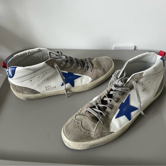 Golden Goose Super Star Canvas And Leather Upper Suede Star Cr. SUPER STAR DOUBL - Picture 8 of 9